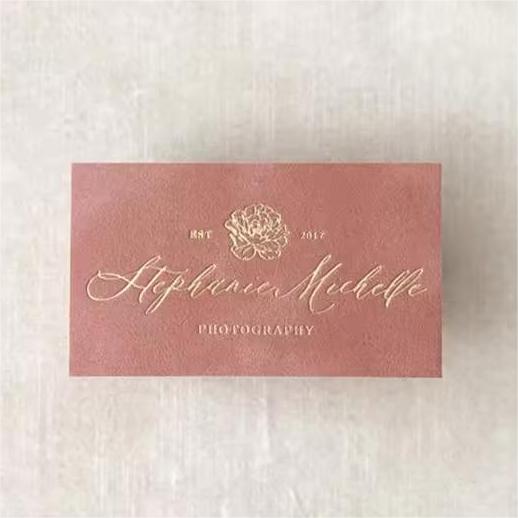 Custom Printed Business Card Printing Velvet Black Swan Material Thank You Note For Wedding Invitation