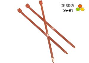 Quality Orange Self Locking 100mm Nylon UL94V2 Bulk Cable Ties wholesale