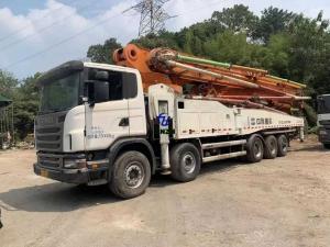Quality 63m Used Concrete Pump Truck Zoomlion 5 Axle 2013 Manufacture wholesale
