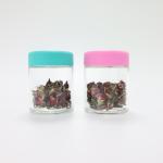 2oz 3oz Custom Logo Glass Weed Holder Jar With Child Resistant Screw Cap