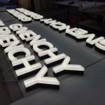 LED Acrylic Fabricated 3D Illuminated Shop Front Dimensional Letters