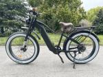Retro Beach Cruiser Electric Bicycle 48V 750W 26 Inch Fat Tire E Bike 15Ah