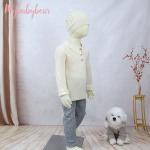 Stock Baby Girl Winter Clothes Rib Knitted Newborn Baby Boy Child Kids Girls