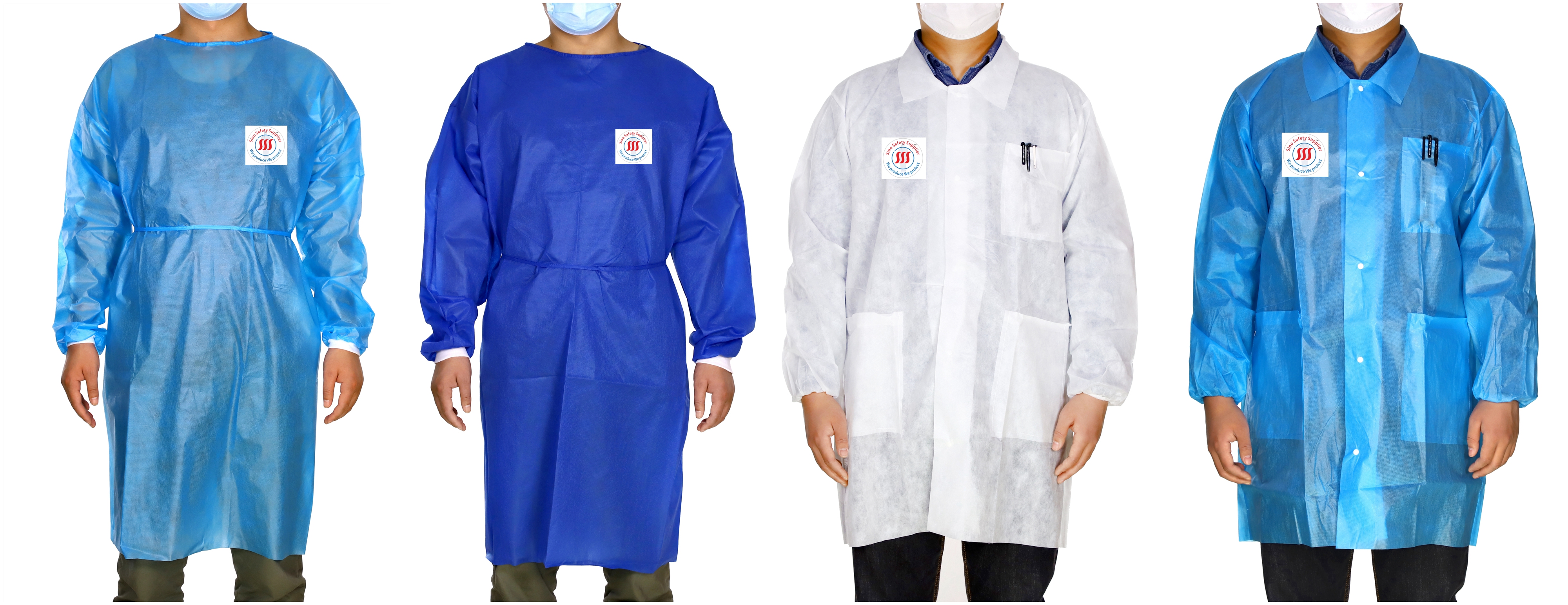 Disposable Sms Bounded Seam Type 5/6 Coverall Asbestos Breathable