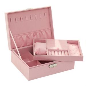 Quality Large-Capacity Wooden Jewelry Storage Box for Jewelry Earrings Necklace Ring Storage Solution wholesale