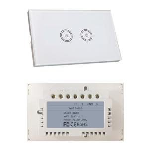 Quality 4 Gang US Wifi Controlled Light Switch 120 * 72 * 34mm IOS / Android Supported wholesale