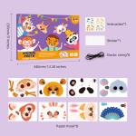 Animal Felt Masks DIY Craft Kits 8 Pcs For Girls Birthday Party Favors