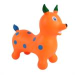 Newest PVC inflatable toys kids play middle size jumping dog animal