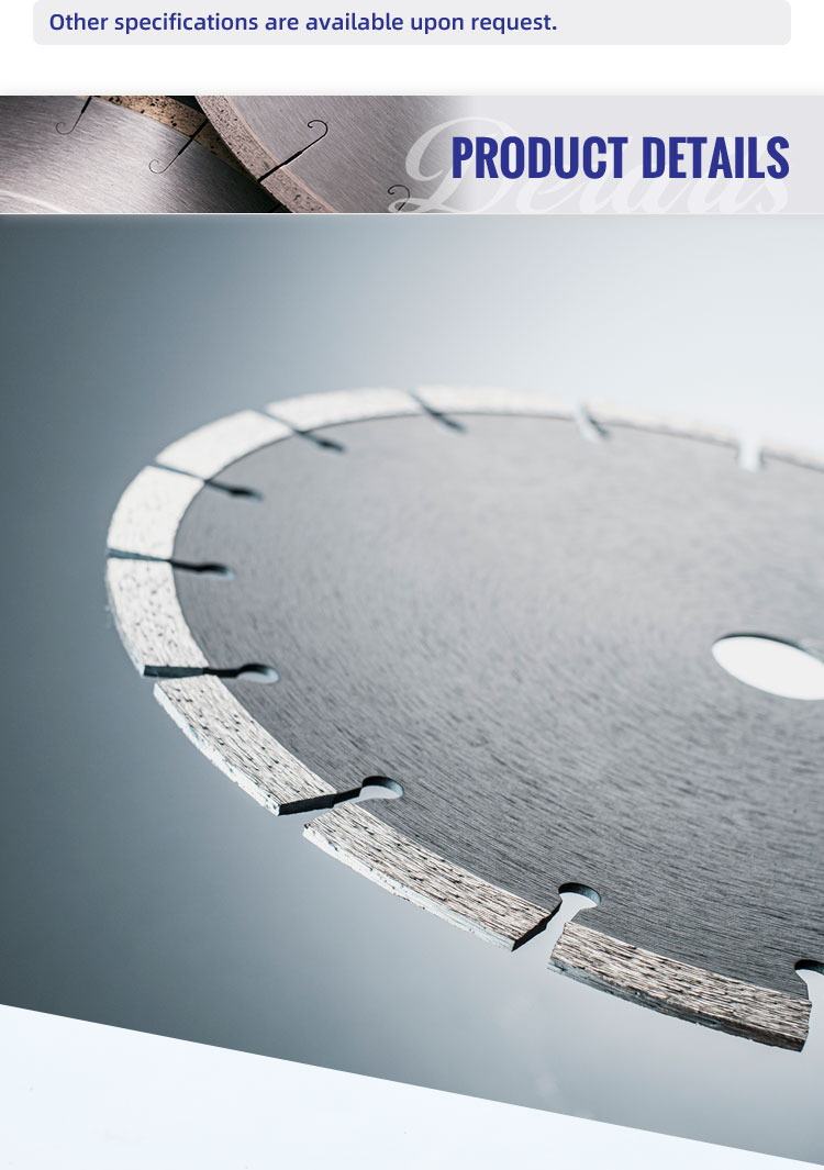 9" 230mm Laser Segmented Diamond Cutting Disc for Granite Marble Concrete Ceramic Tile