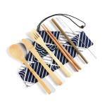 Kitchen Tableware Set Home Barbecue Bamboo Knives Forks And Spoons cutlery set