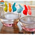 Eco - Friendly Wine Glass Markers , Cup Identity Drinking Glass Markers