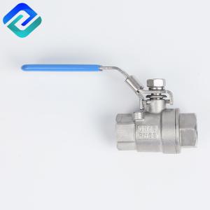 Quality PN16 Stainless Steel 2 Threaded Ball Valve 1000PSI Food Grade wholesale