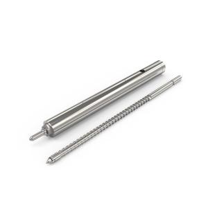 Quality 140mm Injection Screw Barrel 0.5-0.8mm For 36mm 40mm 45mm Haitian Machine wholesale
