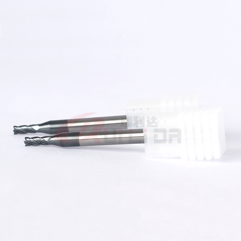 1/16" 3/32" 2.5mm Flat Nose End Mill Carbide Cutter HRC50 4 Flutes