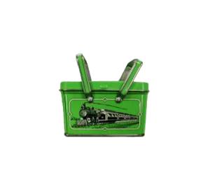 Quality Cute Handle Tin Box , Colorful Printing Tin Bento Box Food Grade Material wholesale