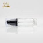 Luxury Round 30ml Cosmetics Packaging Glass Liquid Foundation Bottle With Beauty
