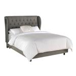 PU/PVC Leather Upholstered Bed, Upholstered Headboard, Modern Hotel Furniture