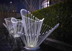 Quality Modern Outdoor Abstract Metal Sculptures Stainless Steel Handmade Customized wholesale
