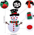 DIY Felt Snowman Funny Christmas Decorations , Christmas Ornament Crafts For