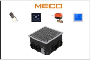 Quality 400CFM Ceiling Suspended Fan Coil Unit For Grow Plant Or Big Space Cooling wholesale