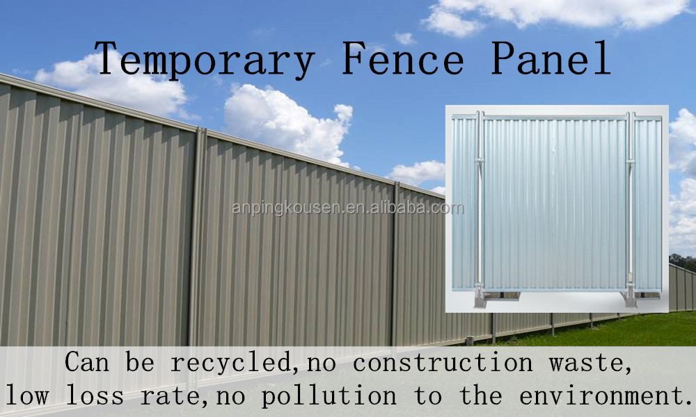 Pressure Treated Wood Type Heat Treated Iron Temporary Fencing for Maximum Privacy