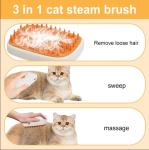 Wholesale 3 in 1 Pet Electric Cat Dog Steamy Brush Grooming Comb With Electric