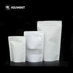 Clear Window White Printed Kraft Paper Bags Food Natural 25KG Customized Logo