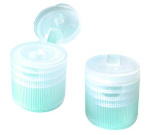 Quality Transparent 20mm Cosmetic Bottle Caps , Plastic Hand Sanitizer Caps Flip Top wholesale