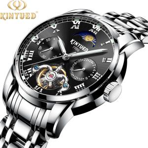 Quality Stainless Steel Tourbillon Mechanical Watch Mens Mechanical Watches wholesale