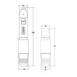 Black Color Wireless Permanent Makeup Pen For Tattoo Artist ODM