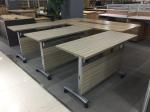 Metal Aluminum Coffee Office Training Tables Environmental Friendly Materials