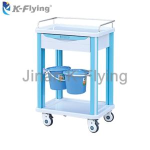 Quality Multifunction ABS Hospital Furniture Treatment Medical Trolley Cart wholesale