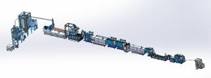 Quality PET Polyester Strap Manufacturing Machine Electric Heating 120 - 800kg/h wholesale