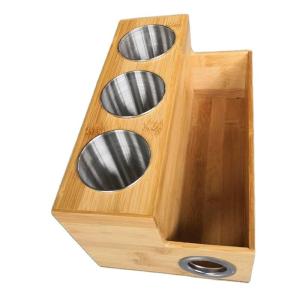 Quality Customized Bamboo Bathroom Storage Rack Hair Appliance Organizer wholesale