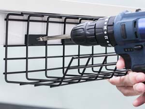 Keep Your Cables Neat and Tidy with This Folding Rack Cable Management Organizer