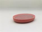 Sand Stone Polyresin Bathroom Accessories Silver Hand Painted PINK Color