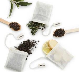 Quality Tea Packing Pp String 12x17'' Organic Muslin Cotton Bag wholesale