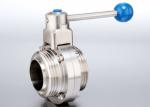 EPDM seat Full Bore 2'' Sanitary Butterfly Valves