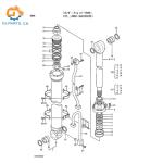 4310243 4637753 Hydraulic Arm Cylinder for ZX450-3 EX400-5 ZX450 Construction