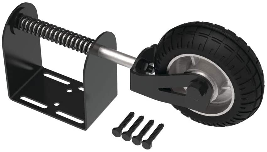 Sliding Gate Caster Wheel Heavy Duty Rubber Wheel with Universal Mount Plate 220lbs