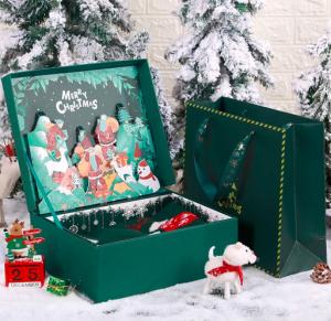 Quality Flip Cover Box Christmas Gift Packaging Box With Logo Printing wholesale