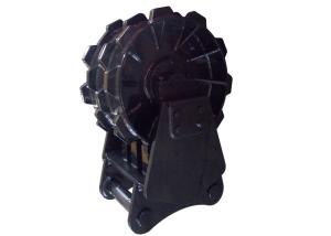 Quality 20 Ton Compaction Wheel Excavator Attachment Rotating Q345B Material wholesale