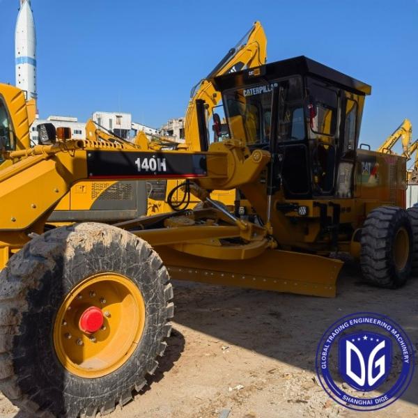 Origin Japan CAT140H Used Caterpillar Grader CAT140H Wheel Grader Secondhand
