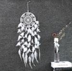 White Indian Wedding Style Dream Catcher