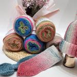 10% Wool 35% Cotton 55% Acrylic Yarn 1/2.3NM For Sweater Scarf Hat Hand Knitting