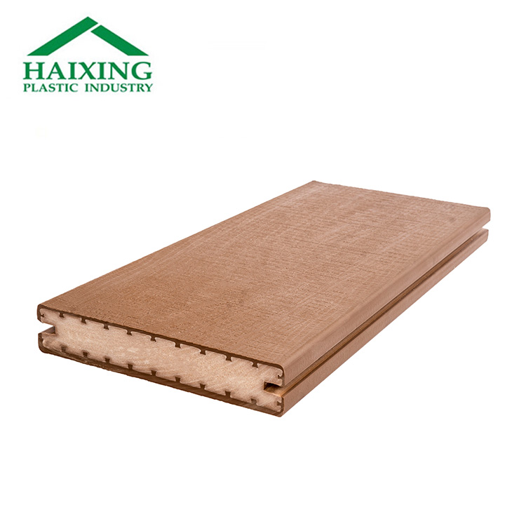 Advanced Engineering Outdoor PVC Garden Flooring Extruded Timber Elastic Composite Decking