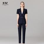 Women's Formal Suit in Slim Fit Polyester Fiber Fabric Office Dress for Ladies
