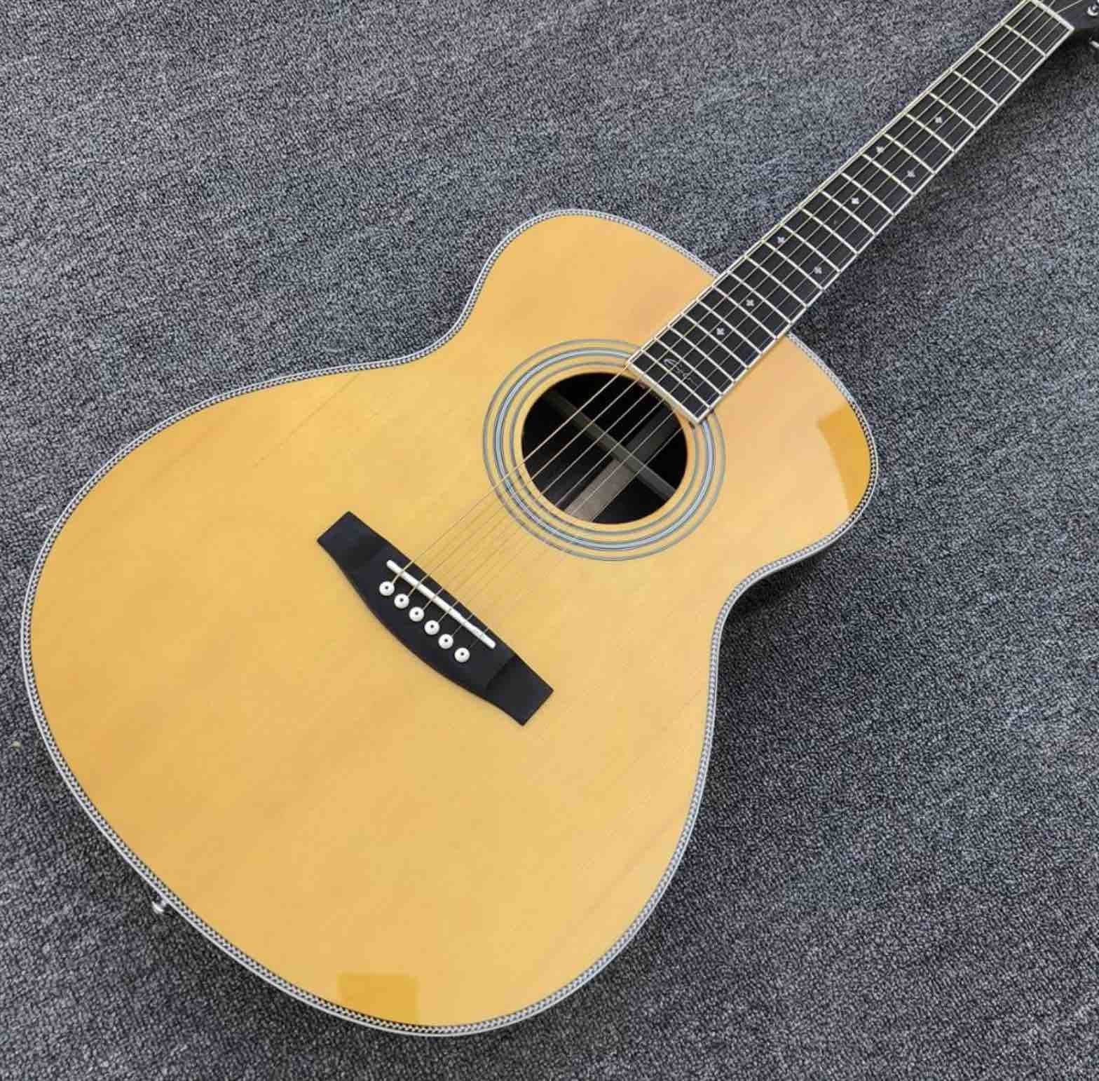 Top quality D28 Style classic acoustic guitar Solid Spruce top 41" rosewood back and side acoustic Guitar