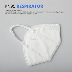 Quality GB2626 Disposable Non Woven Face Mask / Anti - Smog 5 Layer KN95 Mouth Mask wholesale
