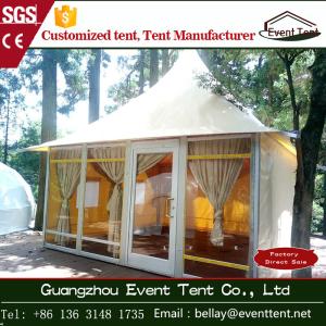 Quality clear span yurt tent manufacturers , luxury pagoda hotel tent carpas wholesale